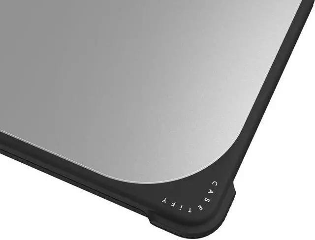 Alt view image 3 of 4 - CASETiFY Bounce MacBook Air 15" (2023) Case [Enhanced Protective Corner Design/Ventilation Cutouts/Anti-Slip Grip] - Clear Polka Daubs Hearts - Clear Black