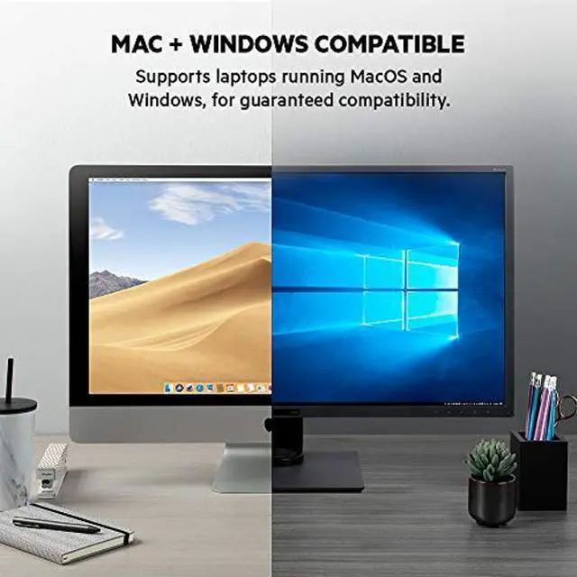 Alt view image 4 of 5 - Belkin Thunderbolt 3 Dock Core With Thunderbolt 3 Cable - Usb C Hub - 7-In-1 Docking Station For Macs & Windows, 60W Upstream Charging, With Gigabit Ethernet, Displayport & Audio Ports