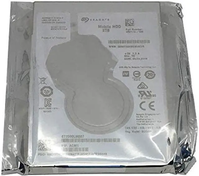 Alt view image 4 of 4 - Seagate 2TB SATA 5.4K RPM 32MB 2.5IN (ST2000LM007)