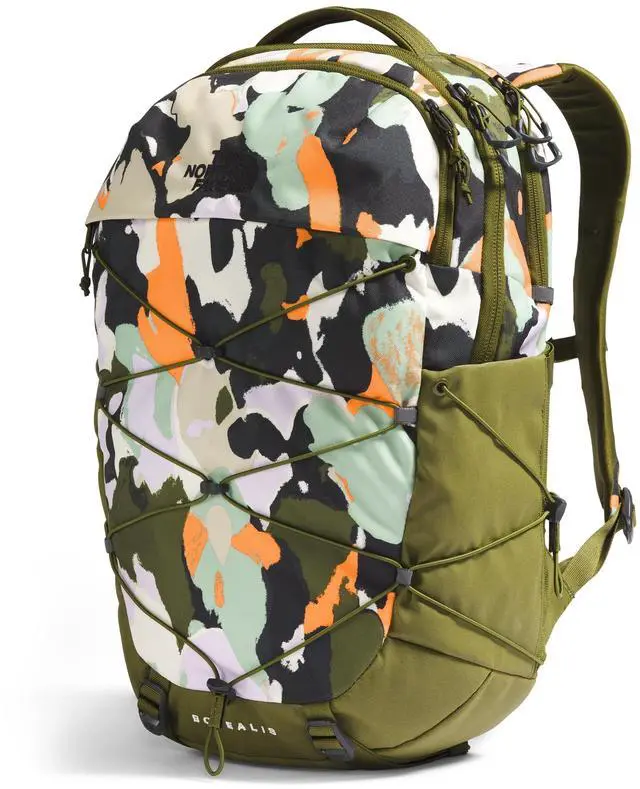 Alt view image 2 of 5 - The North Face Women's Borealis Commuter Laptop Backpack, Forest Olive Grounded Floral Print/Forest Olive, One Size