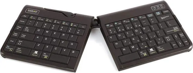 Alt view image 2 of 5 - Goldtouch GTP-0044 Go!2 Mobile Keyboard, Portable Foldable Travel Keyboard with USB , Black