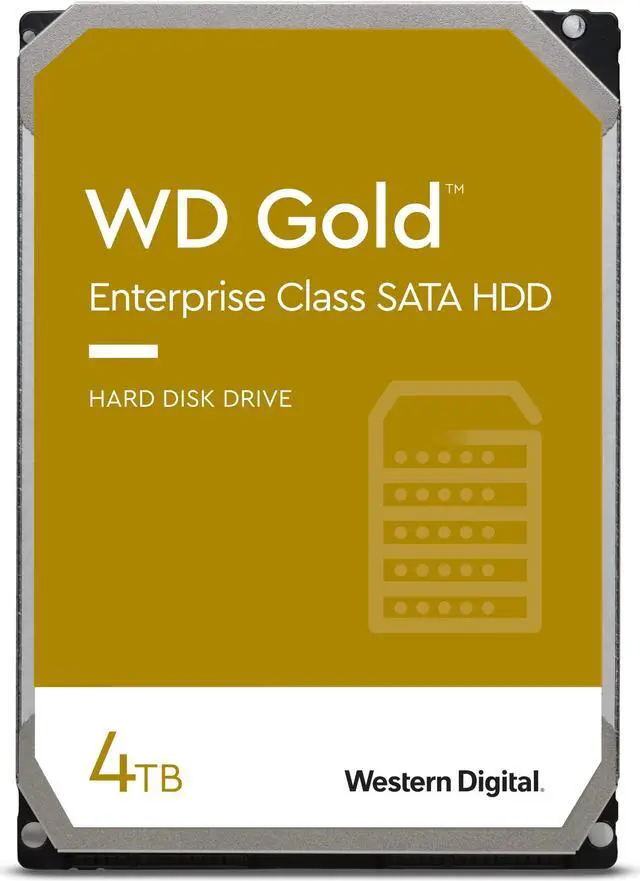 Main image of WD Gold 4TB Enterprise Class Hard Disk Drive - 7200 RPM Class SATA 6 Gb/s 128MB Cache 3.5 Inch - WD4002FYYZ