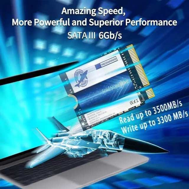 Alt view image 3 of 5 - Dogfish SSD M.2 2230 NVMe PCIe 4.0 1TB 3D TLC NAND Gaming Internal Solid State Drive for Steam Deck PS5 Surface Pro Laptop Desktop (M.2 2230 NVMe 4.0, 1TB)