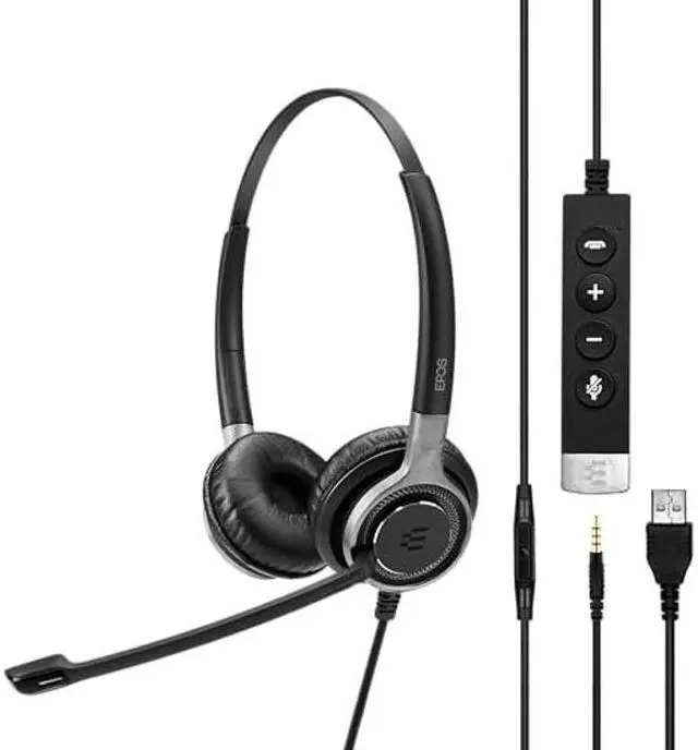 Main image of Sennheiser Century SC 660 Premium Dual-Sided Wired Headset (504557)
