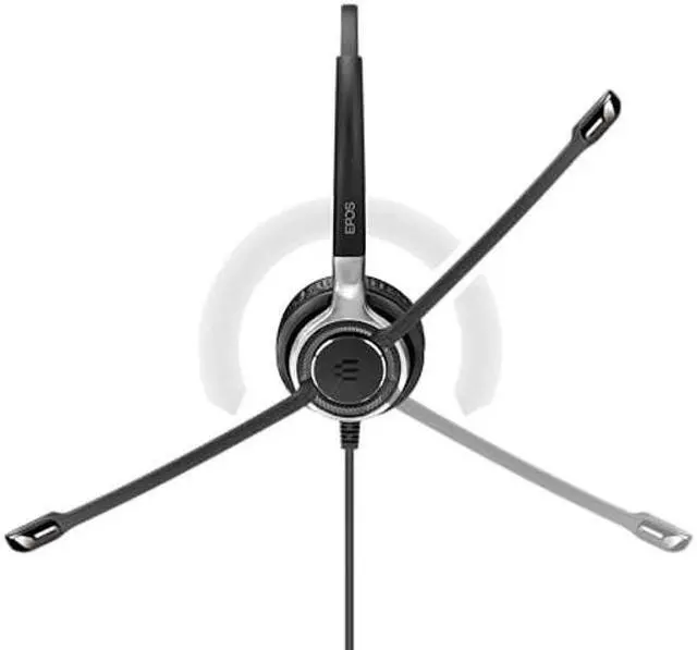 Alt view image 4 of 5 - Sennheiser Century SC 660 Premium Dual-Sided Wired Headset (504557)