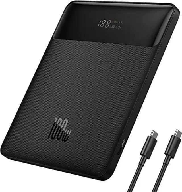 Main image of Baseus Laptop Power Bank, 100W Blade USB C Portable Laptop Charger, Super Fast Charging 20000mAh Slim Battery Pack for Laptop, MacBook Air, Dell, IPad, HP, iPhone, Samsung Galaxy, Switch and More