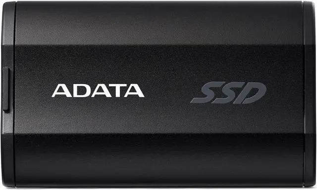 Main image of ADATA SD810 1000G Portable SSD - IP68 Water Resistance Up to 2000 MB/s USB 3.2 Gen 2 USB-C External Solid State Drive - Black for iPhone 15Pro/Max, Android (SD810-1000G-CBK)