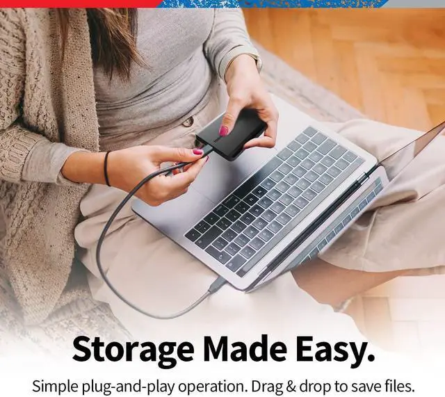 Alt view image 3 of 5 - Toshiba Canvio Basics 4TB Portable External Hard Drive USB 3.0, Black - HDTB540XK3CA