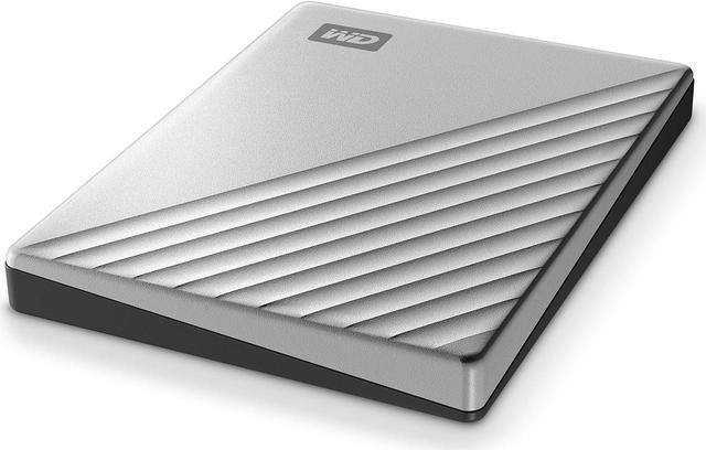 Alt view image 4 of 5 - Western Digital 2TB My Passport Ultra for Mac Silver Portable External Hard Drive HDD, USB-C and USB 3.1 Compatible - WDBPMV0040BSL-WESN