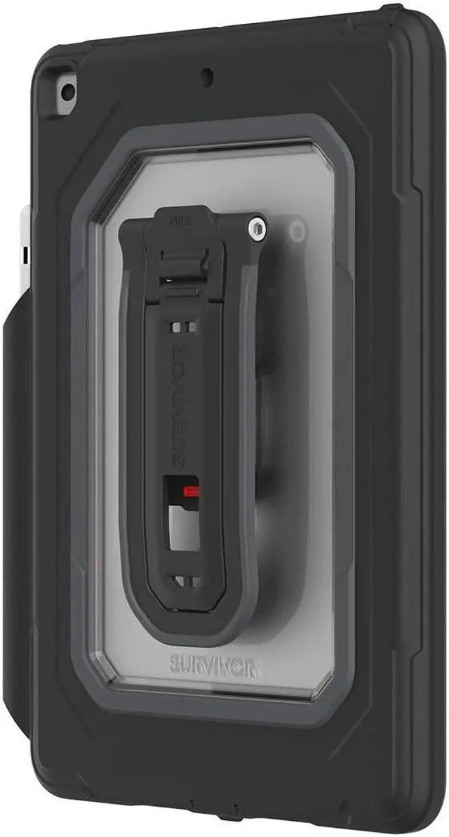 Alt view image 2 of 4 - Survivor All-Terrain 10.2" iPad Case - iPad Cover with Military-Grade Drop Protection + Integrated Screen Protection - Features Sealed Ports & Buttons (9th, 8th & 7th Generation) (Black)