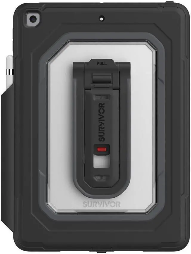 Alt view image 3 of 4 - Survivor All-Terrain 10.2" iPad Case - iPad Cover with Military-Grade Drop Protection + Integrated Screen Protection - Features Sealed Ports & Buttons (9th, 8th & 7th Generation) (Black)