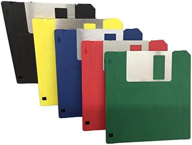 Alt view image 3 of 4 - 3.5" DD2 720KB UnFormatted Floopy Disks Diskettes (50-Bulk Pack, Assorted Rainbow Colors)