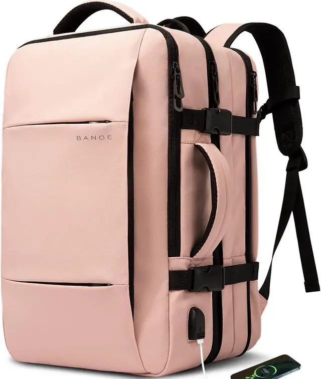 Main image of BANGE 45L Backpack For Women, Weekend Expandable Travel Backpacks,Business Laptop Backpack For 17.3 Laptop,Women's Suitcase Backpack
