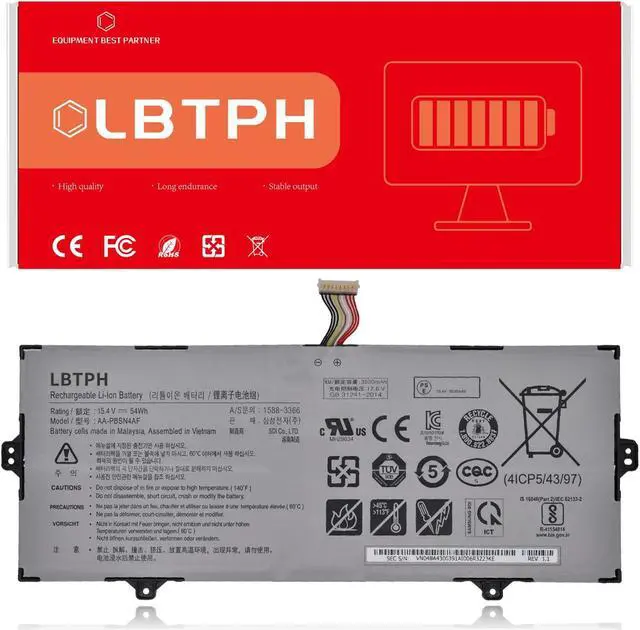 Main image of LBTECH AA-PBSN4AF Battery Replacement for Samsung Notebook Pen 13" NP930SBE-K01US NT930SBE NP930SBE-K02CN NP730QCJ 15.4V 3500mAh 54Wh