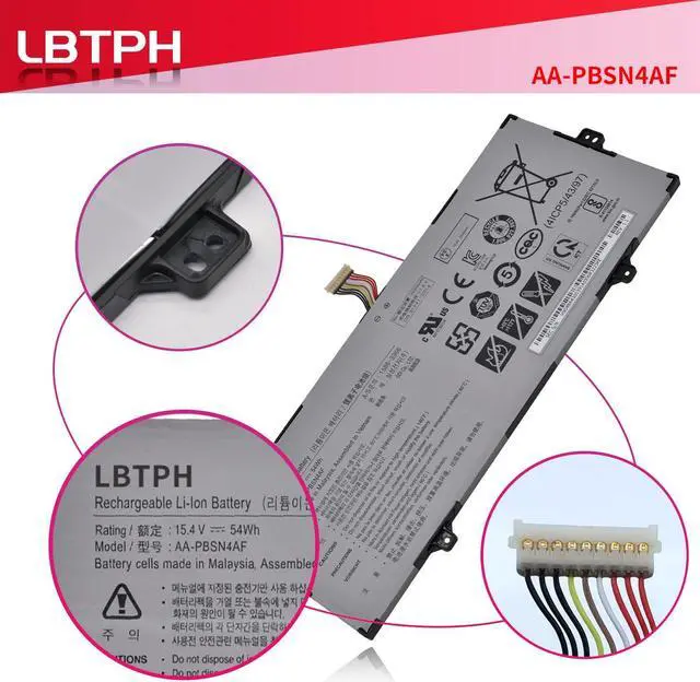 Alt view image 3 of 5 - LBTECH AA-PBSN4AF Battery Replacement for Samsung Notebook Pen 13" NP930SBE-K01US NT930SBE NP930SBE-K02CN NP730QCJ 15.4V 3500mAh 54Wh