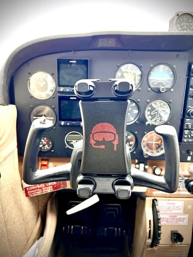 Main image of FlightPro ProAviator Yoke Mount for iPad Pro 12.9", iPad Mini & Phones - for Pilots