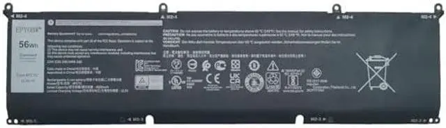 Main image of EPYOBW 8FCTC Laptop Battery 56Wh 11.4V Compatible with Dell Alienware M15 R3 M15 R4 M15 R5 M15 R6 M15 R7 M16 R1 M17 R3 M17 R4 / XPS 9500 9510 / Inspiron 7510 5620 7610 Series 69KF2 08FCTC 70N2F