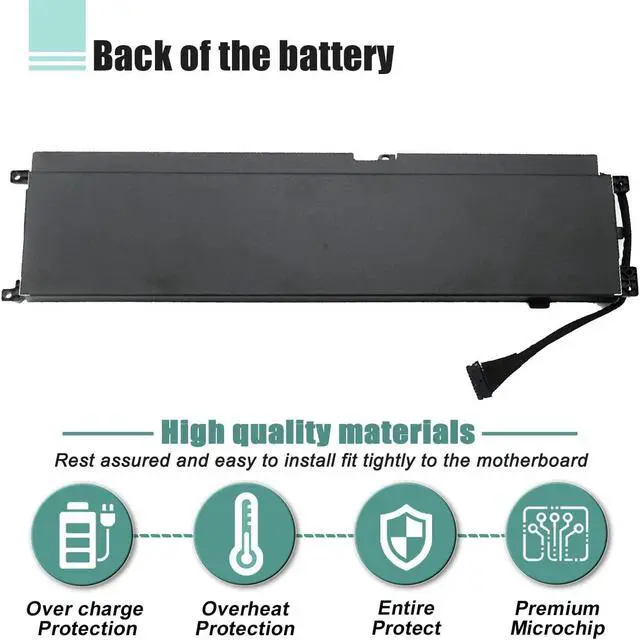 Alt view image 4 of 5 - BOWEIRUI RC30-0328 Laptop Battery Replacement for Razer Blade 15 Base 2020 2021 RZ09-0328 RZ09-0328X RZ09-03286 RZ09-03287 RZ09-03289 RZ09-03287E22 RZ09-0369 RZ09-0369X RZ09-0410 RZ09-0410BE22