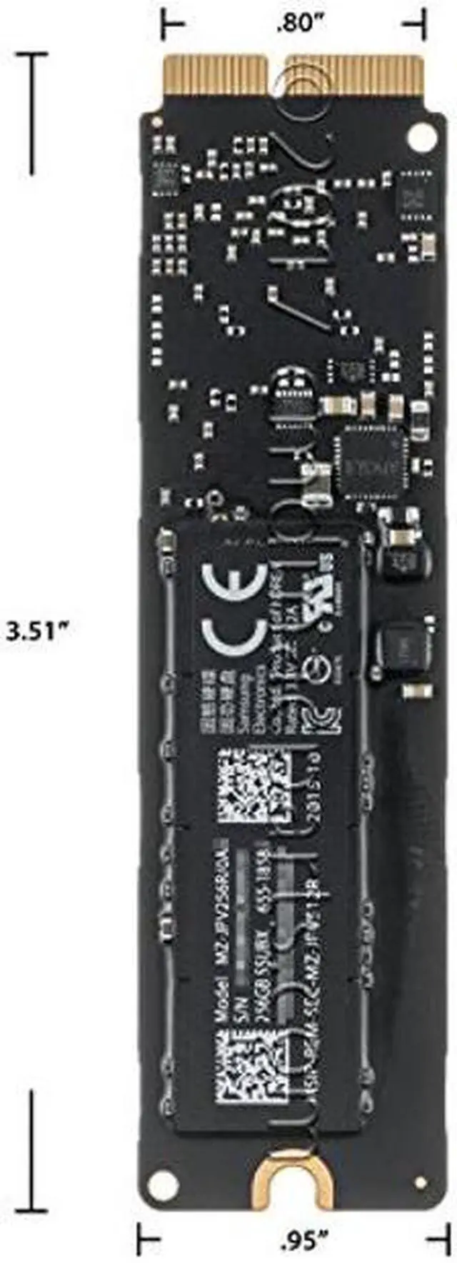 Alt view image 3 of 4 - Odyson - 256GB SSD Replacement for Apple MacBook Pro 13" Retina A1502 (Early 2015), 15" A1398 (Mid 2015)