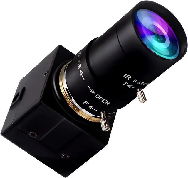 Main image of 1080P USB Camera with Microphone Manual Zoom 2.8-12mm Webcam Variable Focus PC Camera H.264 Mini UVC USB2.0 USB with Camera for Computer Audio Video Close-up Camera Varifocal Lens Web Camera