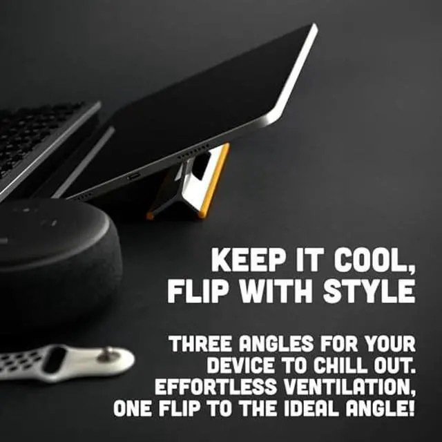 Alt view image 3 of 5 - Steepy Adjustable Laptop Stand for Desk - 3 Heights Computer Stand for Laptop - Laptop Desk Stand - Laptop Riser for Desk - Portable Laptop Stand Adjustable - Laptop Stand for Desk Adjustable Height