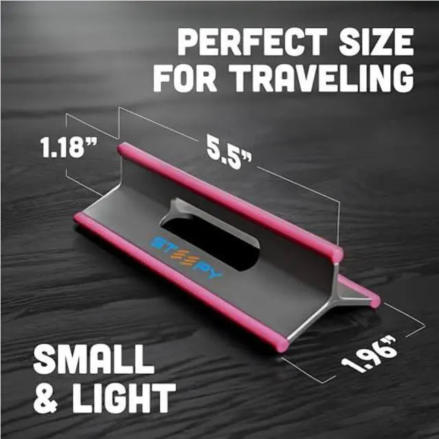 Alt view image 5 of 5 - Steepy Adjustable Laptop Stand for Desk - 3 Heights Computer Stand for Laptop - Laptop Desk Stand - Laptop Riser for Desk - Portable Laptop Stand Adjustable - Laptop Stand for Desk Adjustable Height