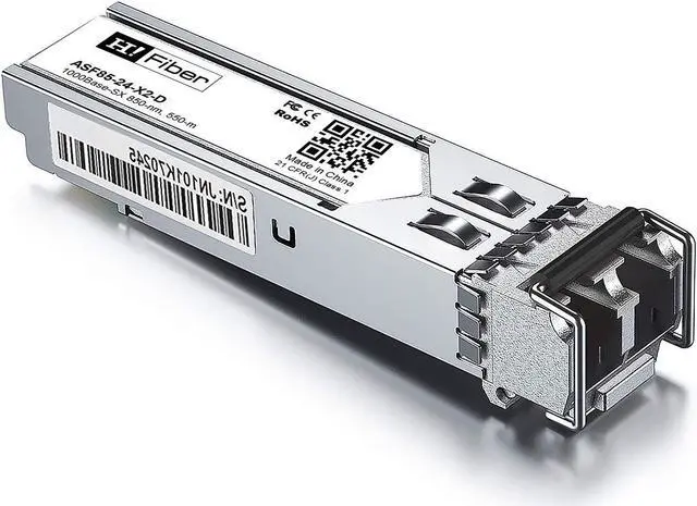 Alt view image 4 of 5 - H!Fiber 10 Pack 1.25G Multimode SFP LC Module, 1000Base-SX Gigabit Fiber Transceiver for Cisco GLC-SX-MMD, Meraki, Ubiquiti UniFi UF-MM-1G, TP-Link, Fortinet, Intel, Netgear (MMF,850nm,550m,DDM)