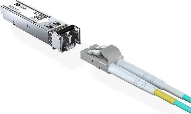Alt view image 5 of 5 - H!Fiber 10 Pack 1.25G Multimode SFP LC Module, 1000Base-SX Gigabit Fiber Transceiver for Cisco GLC-SX-MMD, Meraki, Ubiquiti UniFi UF-MM-1G, TP-Link, Fortinet, Intel, Netgear (MMF,850nm,550m,DDM)
