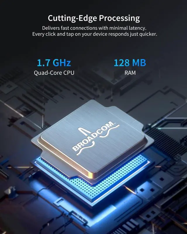 Alt view image 5 of 5 - BrosTrend AX3000 WiFi 6 Range Extender Booster with Gigabit Port, WiFi Booster Repeater, Dual Band Repetidor WiFi 6, WiFi 6 Extender Signal Booster for Home Up to 2200 sq.ft. & 45 Devices, Easy Setup