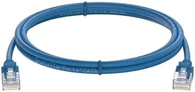 Alt view image 5 of 5 - InstallerParts Ethernet Cable CAT8 Cable (10 Pack) 3 FT - Blue - Professional Series - 40Gigabit/Sec Network/High Speed Internet Cable for Router, Modem,Gaming/2000 MHZ, 24AWG