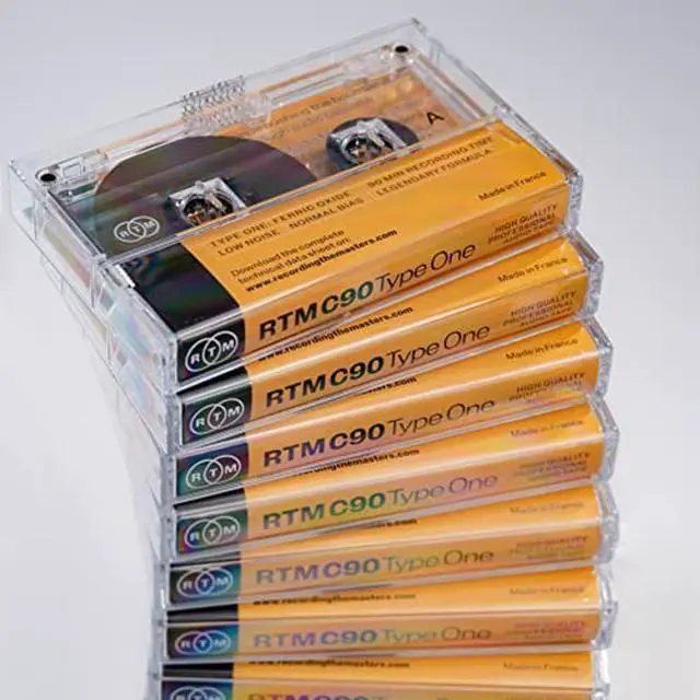 Alt view image 4 of 4 - RTM C90 | Type 1 90 Minute Blank Music Cassettes | Ideal for Audio Recording | Studio Quality | Pack of 10 Cassettes
