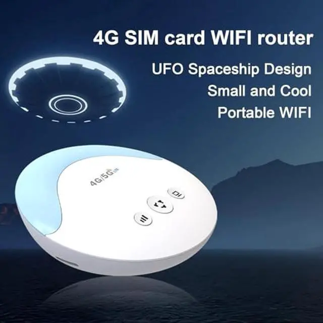Alt view image 2 of 5 - HOSAYA LC119 LTE CPE 4G SIM Card Router 32 WiFi Users RJ45 Ports Convenient 5V Supply Portable WiFi Hotspot Wireless Modem Cute Shape Easy Carry for Travel or on car to Share WiFi Multiple Languages