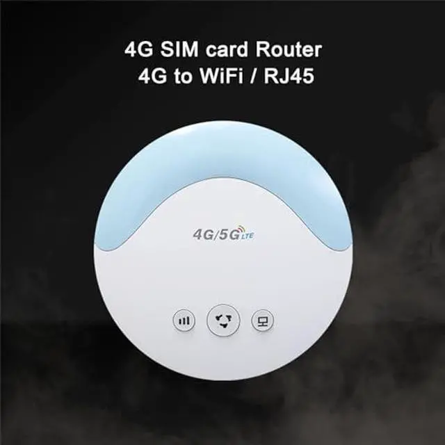 Alt view image 3 of 5 - HOSAYA LC119 LTE CPE 4G SIM Card Router 32 WiFi Users RJ45 Ports Convenient 5V Supply Portable WiFi Hotspot Wireless Modem Cute Shape Easy Carry for Travel or on car to Share WiFi Multiple Languages