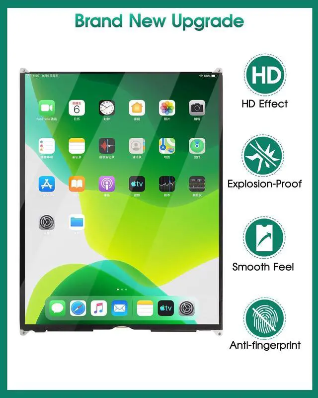 Alt view image 4 of 5 - for iPad 10.2 2019 Screen Replacement 7 7th Gen A2197 A2200 A2198 for iPad 10.2 2020 8th Gen LCD Display A2428 A2429 A2270 A2430 Repair Kits for iPad 10.2 9th 2021 LCD A2603 A2604 (Without Digitizer)