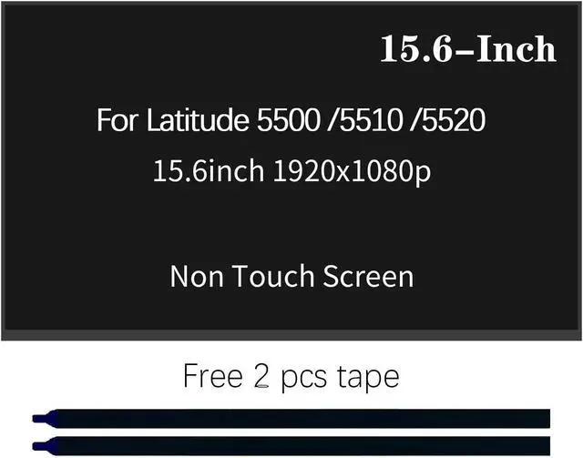 Main image of LCD Screen Replacement for Dell Latitude 5500 5501 5510 5520, FHD 1920X1080P 30Pin Non-Touch IPS LED Display