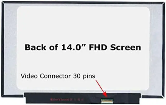 Alt view image 2 of 4 - SCREENARAMA New Screen Replacement for NV140FHM-N48, FHD 1920x1080, IPS, Matte, LCD LED Display with Tools
