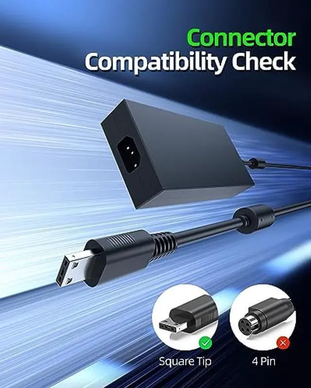 Alt view image 3 of 5 - 240W USB Tip Charger Fit for MSI GE66 Raider / GE76 Raider/Alpha 17 / Alpha 17 C7V / Vector GP77 / Vector GP77 13VX / Leopard GP66 / Vector GP76 Laptop AC Adapter Power Cord Supply