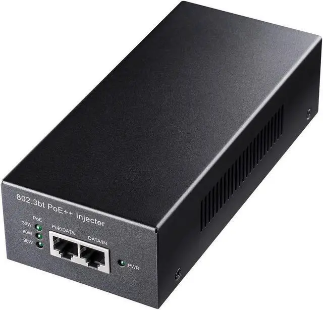 Main image of Cudy POE400 90W Gigabit Ultra PoE++ Injector Adapter, IEEE 802.3 bt /802.3at/802.3af Compliant, Up to 90W Ultra Power Supply, 10/100/1000Mbps Shielded RJ-45, Plug & Play, Metal housing