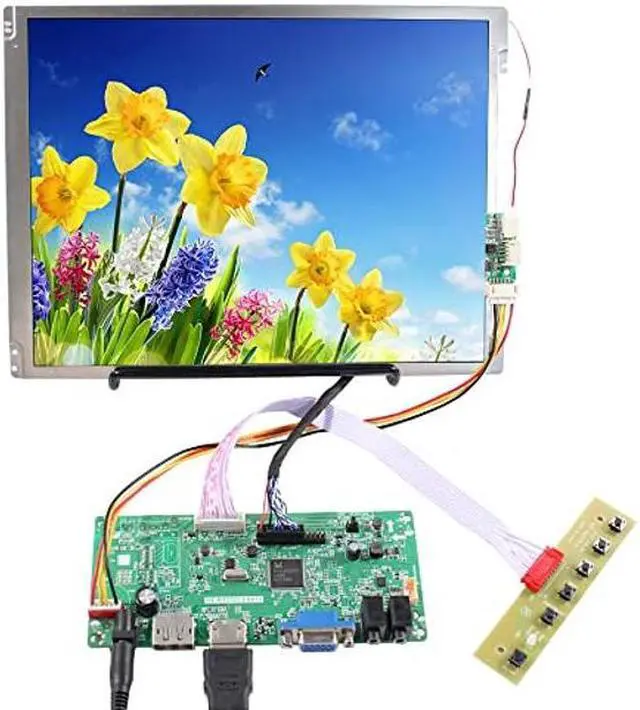 Main image of FanyiTek 10.4 inch 800x600 4:3 TFT LCD Screen and HDMI DP VGA LVDs Controller Board, for Vide Gaming Display