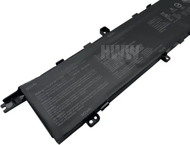 Alt view image 2 of 4 - HWW New 15.4V 71Wh 4614mAh C42N1846 Battery Compatible with Asus ZenBook Pro Duo UX581GV UX581GV-XB74T UX581GV-XB94T Series, Black