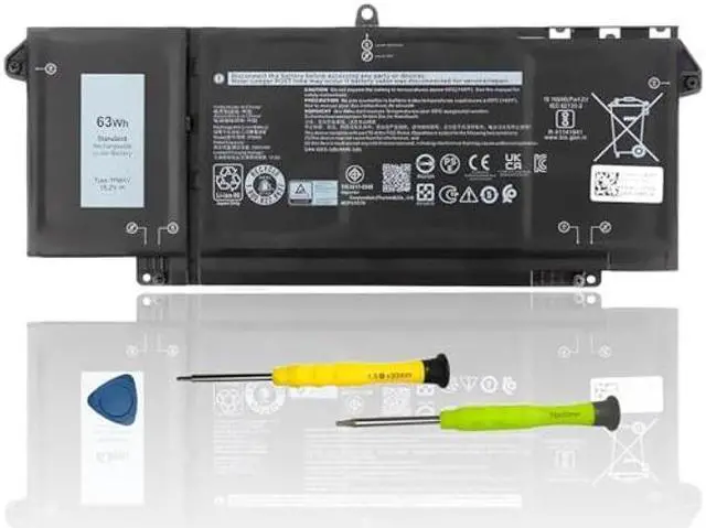 Main image of VANPIR 7FMXV 63Wh Laptop Battery Replacement for Dell Latitude 7320 5320 7420 7520 Series TN2GY 9JM71 727CG CN-0727CG 15.2V 3941mAh
