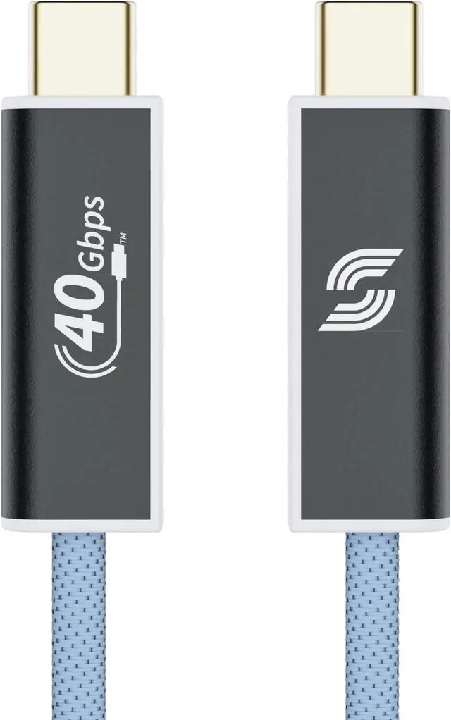 Main image of STORHM USB4 AOC - 40Gbps High-Speed Active Optical Cable, Up to 240w Charging, USB-C to USB-C, Compatible with Thunderbolt 3 Devices, Perfect for Gaming, Workstations & Home Entertainment (144W 6ft)