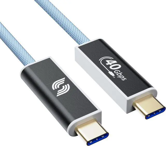 Alt view image 2 of 4 - STORHM USB4 AOC - 40Gbps High-Speed Active Optical Cable, Up to 240w Charging, USB-C to USB-C, Compatible with Thunderbolt 3 Devices, Perfect for Gaming, Workstations & Home Entertainment (144W 6ft)