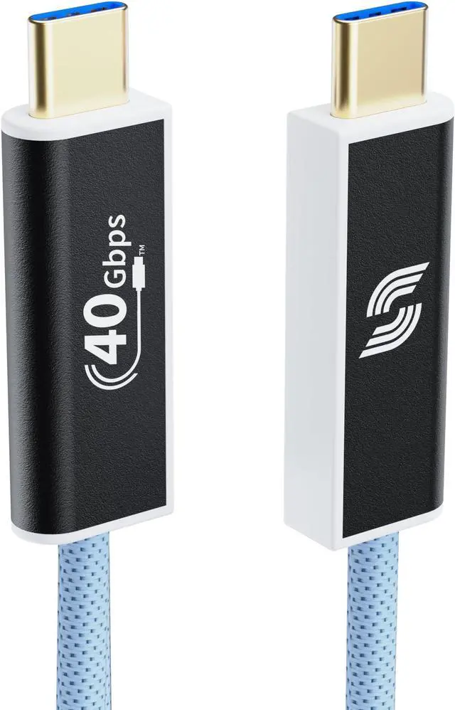 Alt view image 4 of 4 - STORHM USB4 AOC - 40Gbps High-Speed Active Optical Cable, Up to 240w Charging, USB-C to USB-C, Compatible with Thunderbolt 3 Devices, Perfect for Gaming, Workstations & Home Entertainment (144W 6ft)