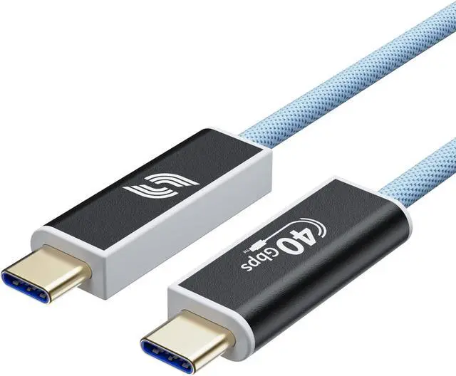 Alt view image 3 of 4 - STORHM USB4 AOC - 40Gbps High-Speed Active Optical Cable, Up to 240w Charging, USB-C to USB-C, Compatible with Thunderbolt 3 Devices, Perfect for Gaming, Workstations & Home Entertainment (144W 6ft)