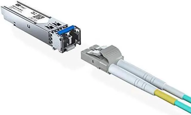 Alt view image 4 of 4 - 10 Pack 1.25G Single Mode SFP LC Module, 1000Base-LX/LH Fiber Transceiver for Cisco GLC-LH-SMD, Meraki, Ubiquit UniFi, TP-Link, Fortinet, Intel, Netgear, Mikrotik and More (SMF,1310nm,20km,DDM)