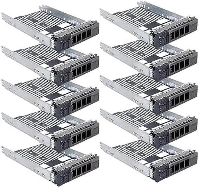 Main image of Hard Drive Caddy 3.5" SAS SATA Drive Caddy F238F 0F238F SSD Bracket Compatible for Dell PowerEdge 14th/13th/12th/11th Generation T340 T440 T640 R530 R730 R930 R520 R720 R720XD, 10 Pack