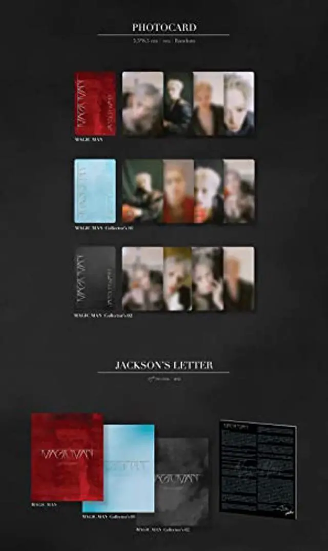Alt view image 5 of 5 - Jackson Wang GOT7 - Vol.2 Magic Man CD (3 ver Set.)