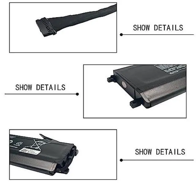 Alt view image 4 of 5 - RC30-0328 Laptop Battery Replacement for Razer Blade 15 Base 2020 2021 RZ09-0328 RZ09-03287E22-R3B1 RZ09-03287E22-R3U1 RZ09-03287E22-R341 RZ09-03304x RZ09-03305x RZ09-03519E11 (15.4V 65Wh)
