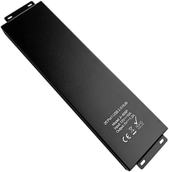 Alt view image 2 of 5 - UHPPOTE Industrial Grade 20 Port USB2.0 Hub Charger Data Sync and Charging Station